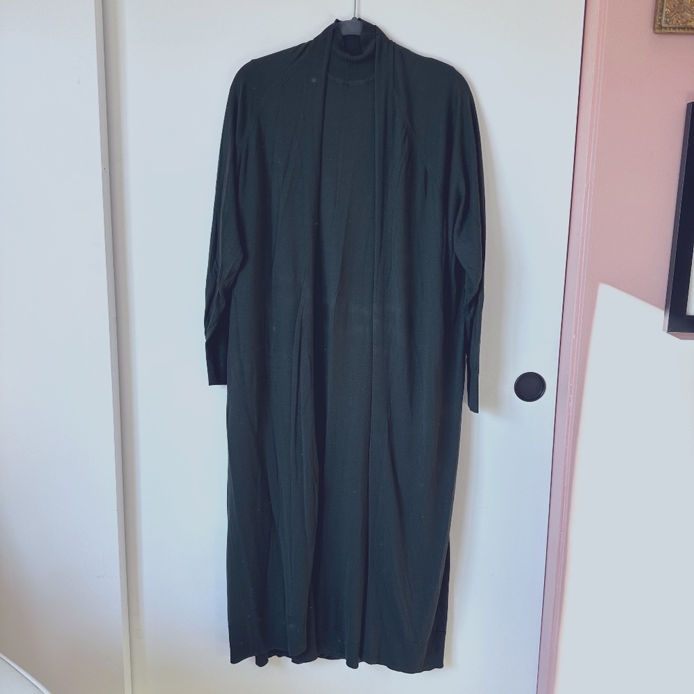 Dark Green Knit Dress Set